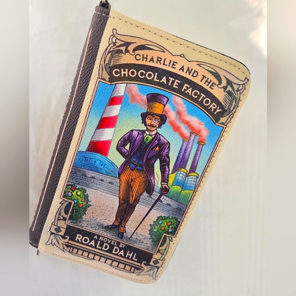 willie wonka Handbags - Charlie and the Chocolate Factory Book Clutch